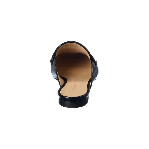 Stuart Weitzman Payson Leather Slide, Black - Picture 3 of 5